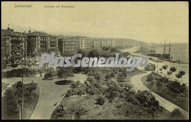 Jardines del bulevar de santander