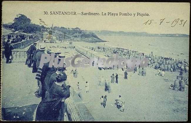 Playas de pombo y piquio del sardinero de santander