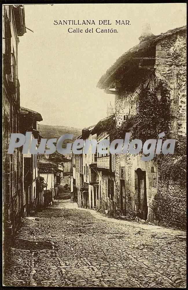 Calle del catón de santillana del mar (cantabria)