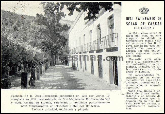 Real balneario de solán de cabras (cuenca)