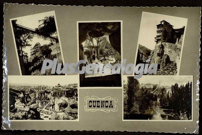 Collage de imágnes antiguas de cuenca