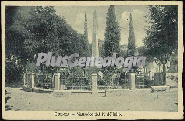 Mausoleo del 15 de julio de cuenca