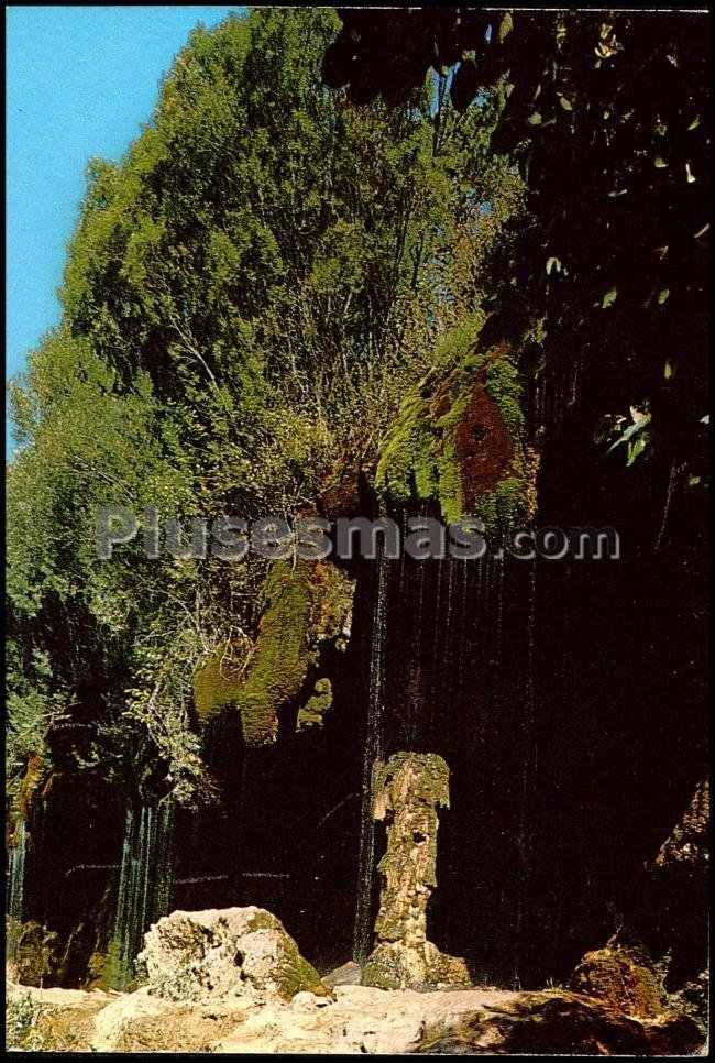 Cascada del río cuervo de tragacete (cuenca)