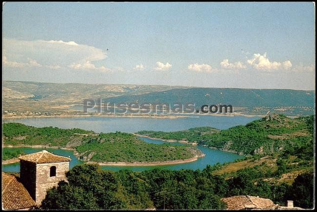 Vista del embalse de entrepeñas desde alocén (guadalajara)