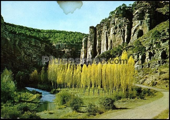 Entrada al barranco de la hoz de ventosa (guadalajara)