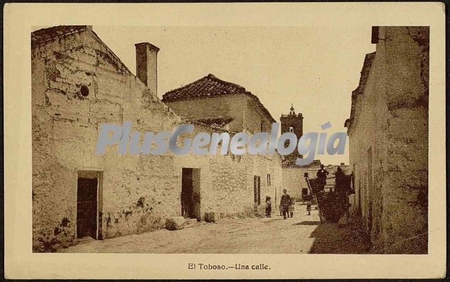 Una calle de el toboso (toledo)