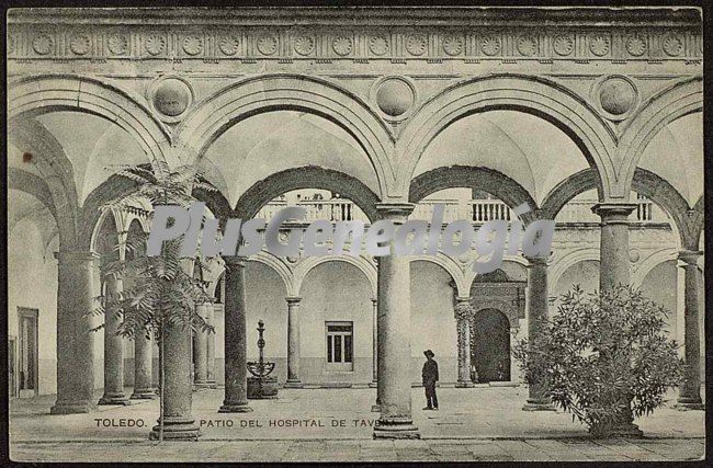 Patio del hospital de tavbra de toledo