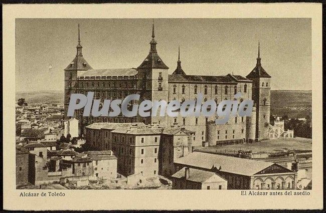 El alcázar de toledo antes del asedio