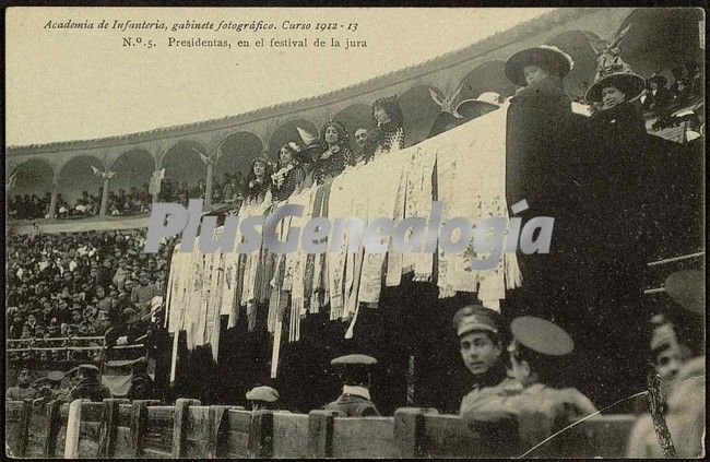 Presidentas en el festival de la jura de la academía de infantería de toledo