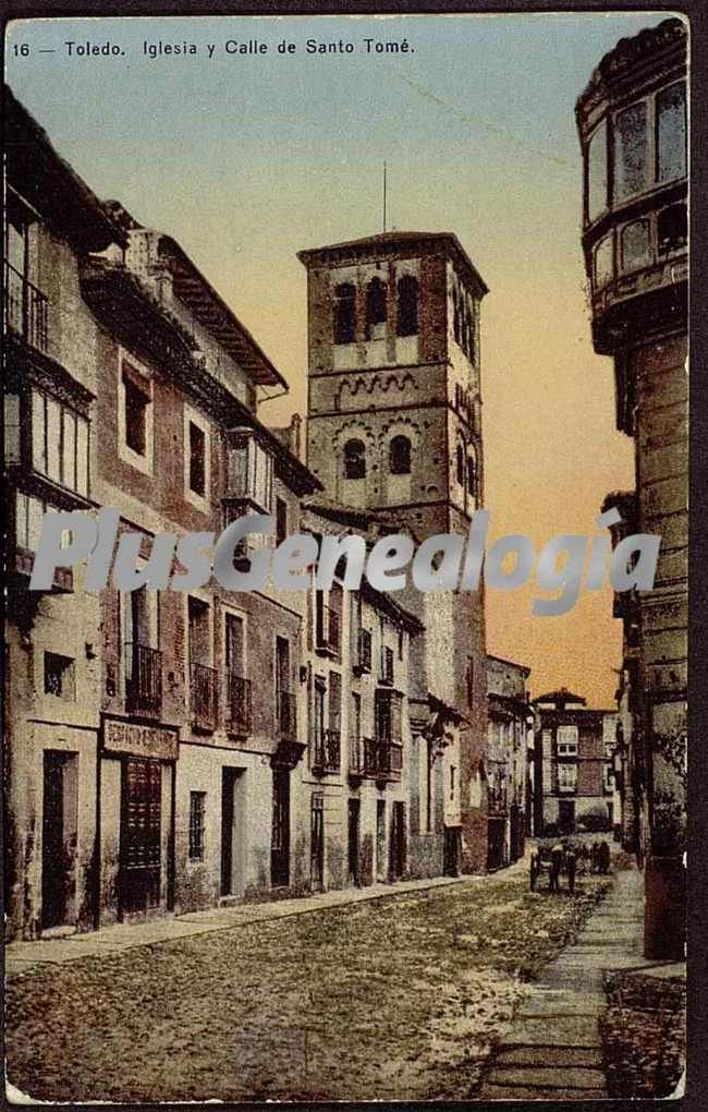 Iglesia y calle de santo tomé