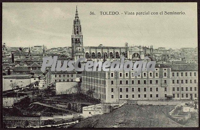 Vista parcial de toledo con el seminario