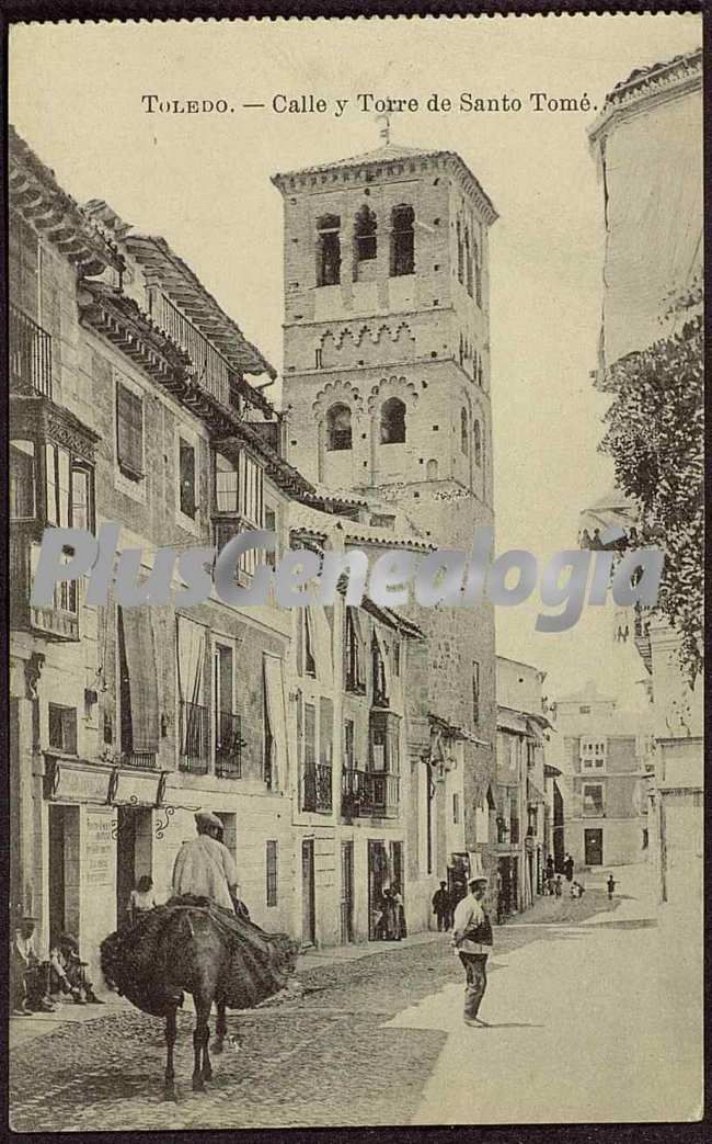 Calle y torre de santo tomé de toledo