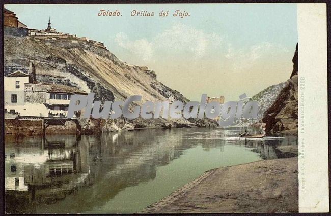 Orillas del tajo a su paso por toledo