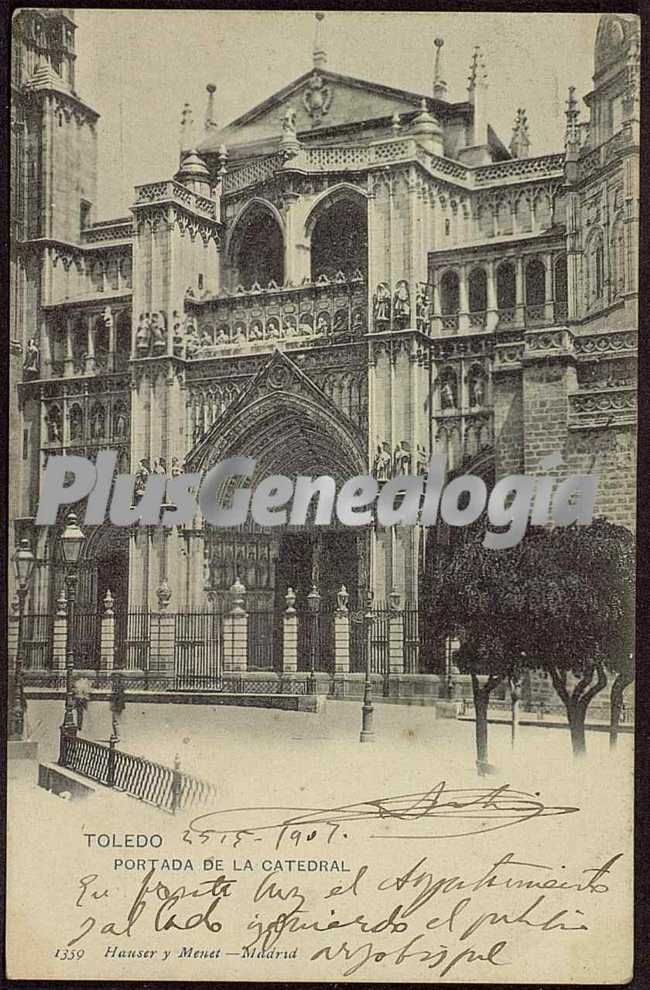 Portada de la catedral de toledo