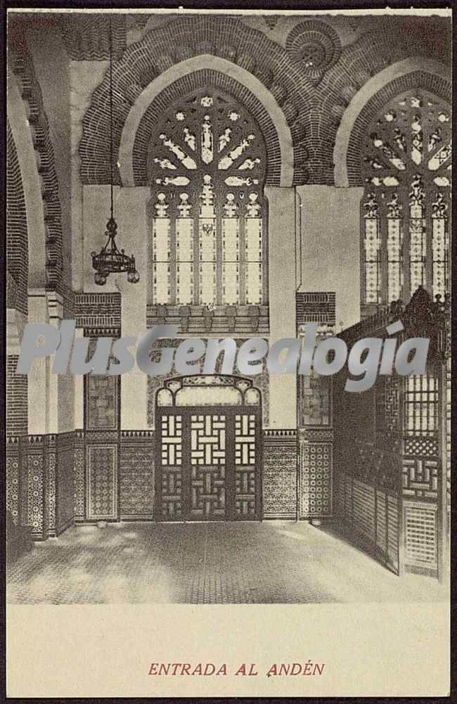 Entrada al andén de la estación de toledo