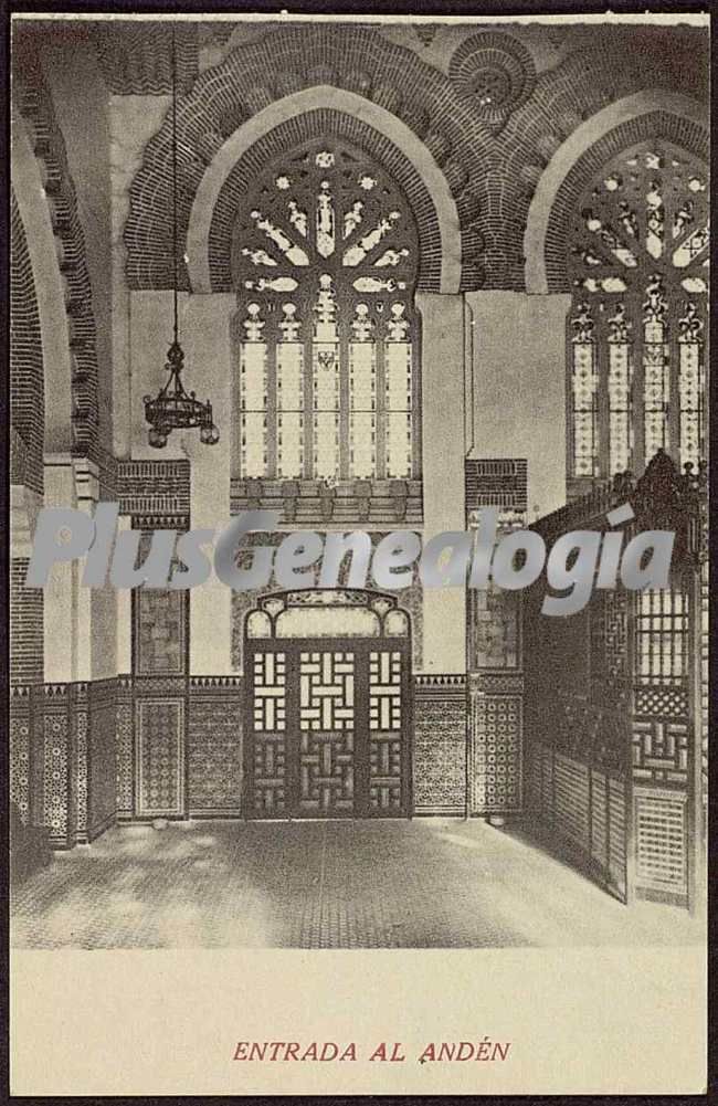 Entrada al andén de la estación de toledo