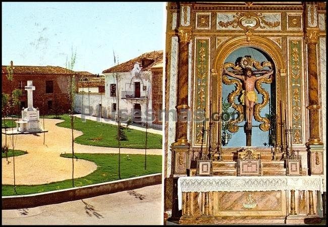 Plaza de españa y altar cristo del consuelo de villa de don fabrique (toledo)