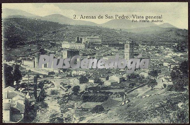 Vista general de arenas de san pedro (ávila)