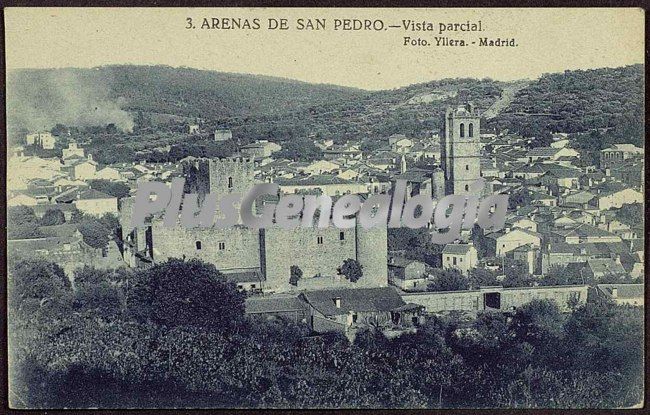 Vista parcial de arenas de san pedro (ávila)