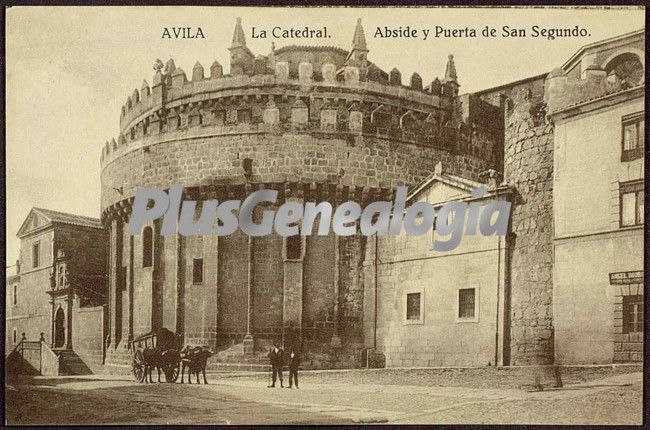 ábside y puerta de san segudo de la catedral de ávila