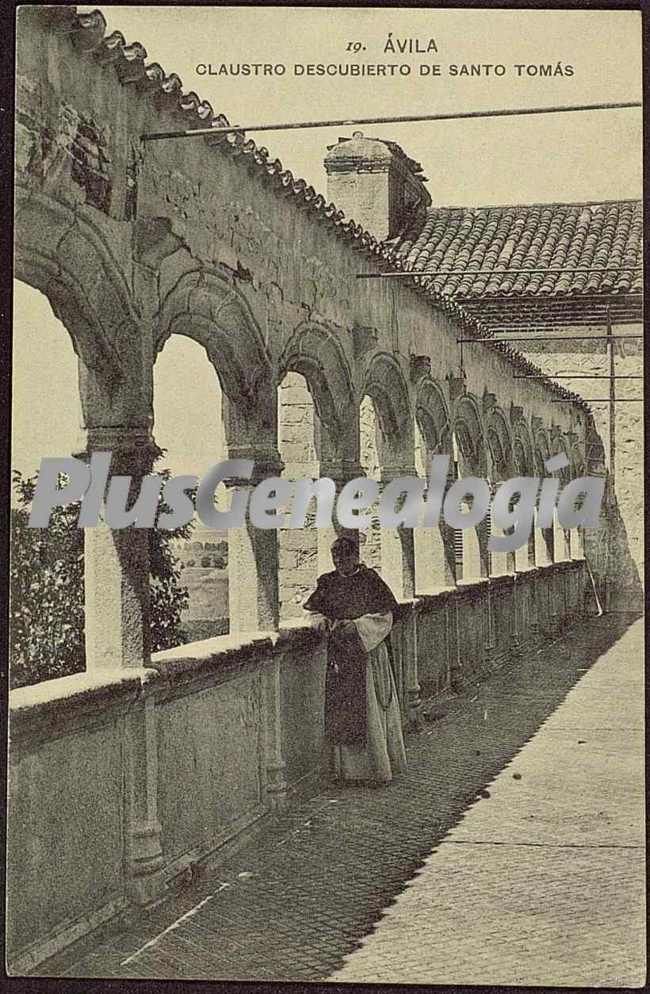 Claustro descubierto de santo tomás de ávila