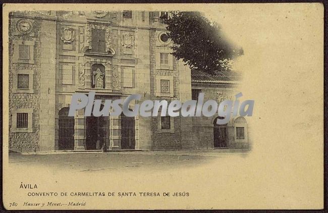 Convento de carmelitas de santa teresa de jesús de ávila