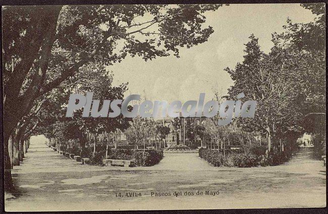 Paseos del dos de mayo de ávila