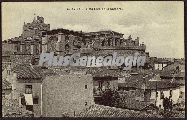 Vista este de la catedral de ávila