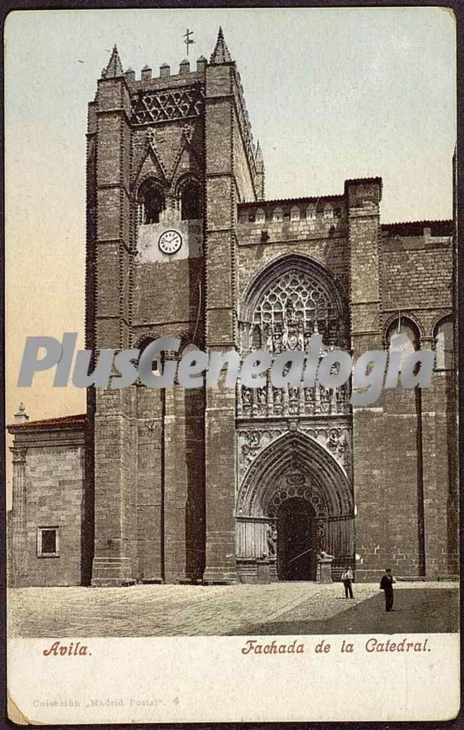 Fachada de la catedral de ávila