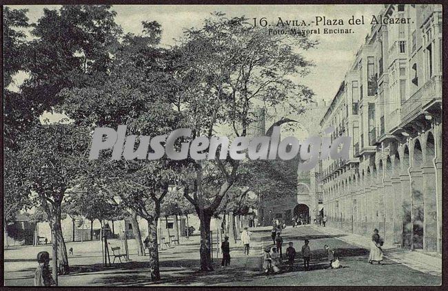 Plaza del alcázar de ávila