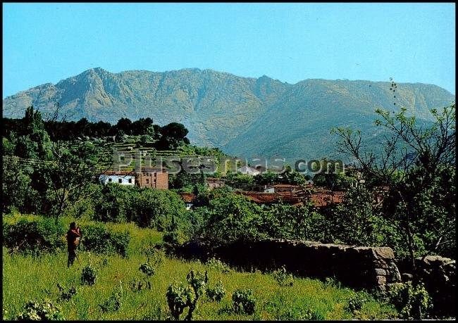 Riscos donde vive la capra hispánica en villarejo del valle (ávila)