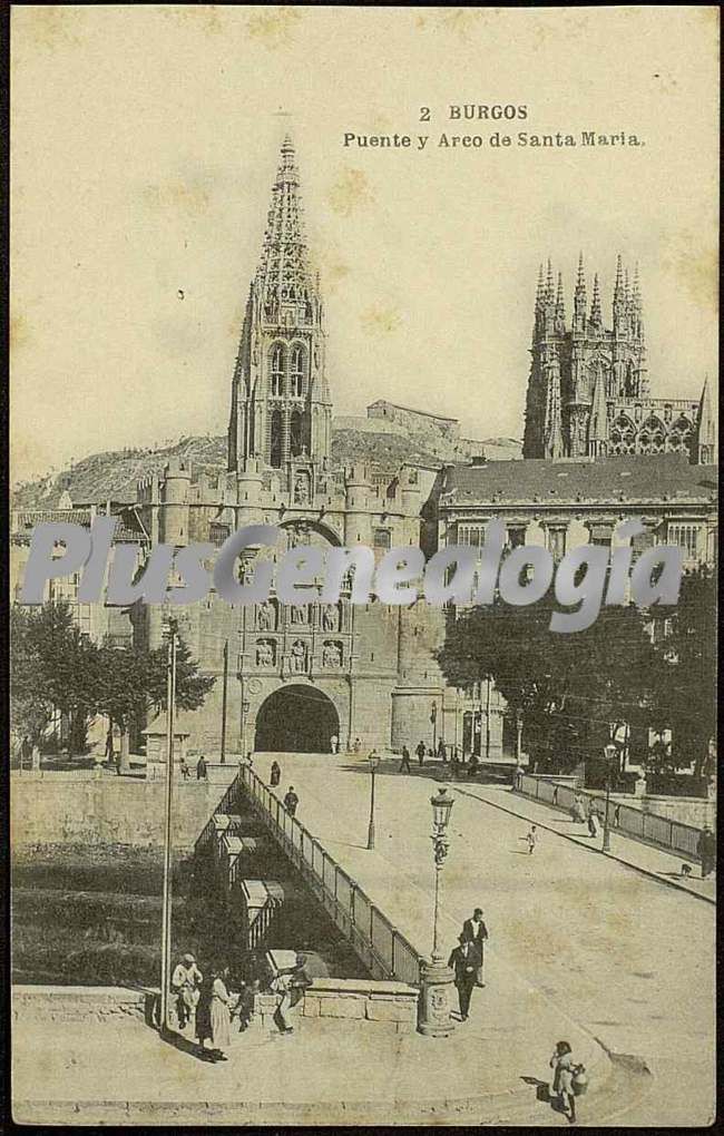 Puente y arco de santa maría de burgos