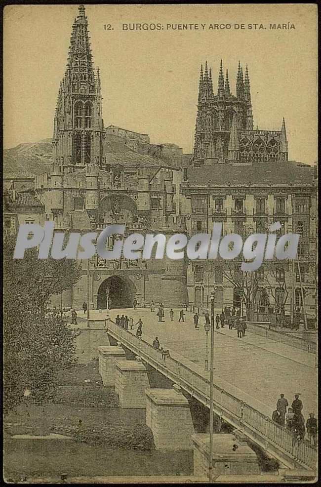 Puente y arco de santa maría de burgos