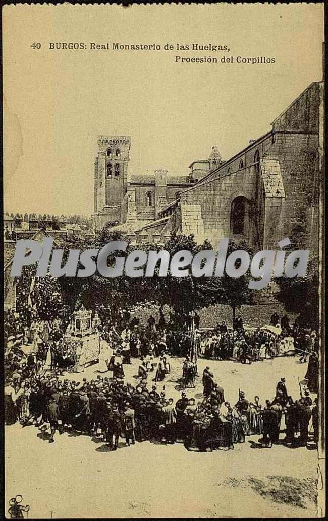 Procesión del corpillos en el real monasterio de las huelgas