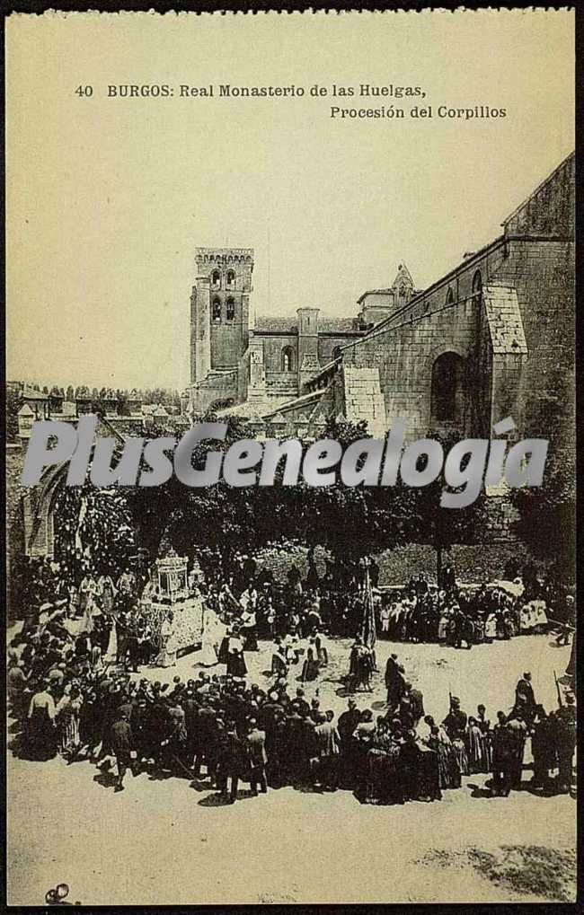 Procesión del corpillos en el real monasterio de las huelgas de burgos