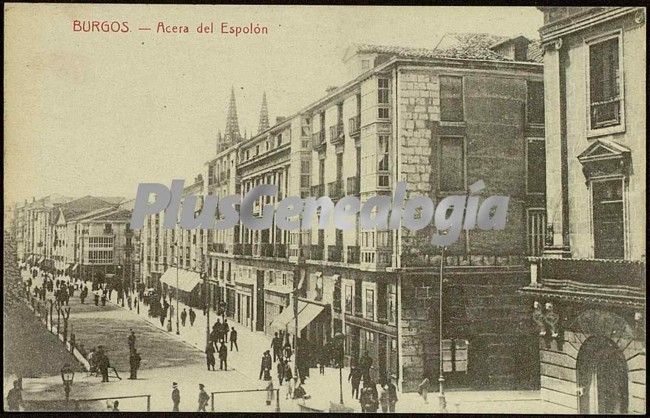 Acera del espolón de burgos