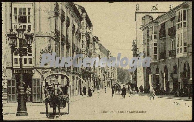 Calle de santander de burgos