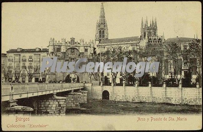 Arco y puente de santa maría de burgos