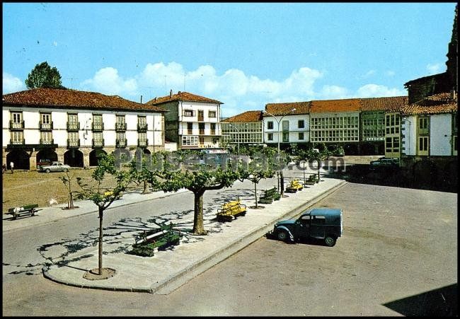 Plaza de sancho garcía en espinosa de los monteros (burgos)