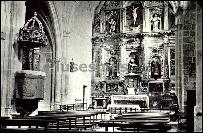 Interior de la iglesia de gumiel de mercado (burgos)