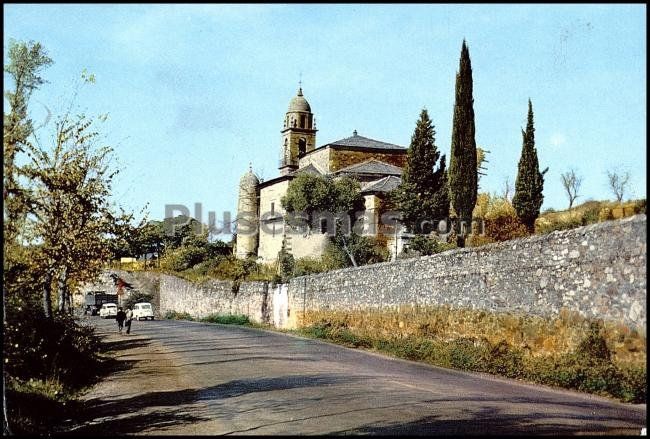 Vista parcial del santuario ecce-homo en bembibre (león)