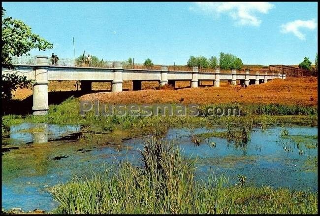 Puente sobre el orbigo en carrizo de la rivera (león)