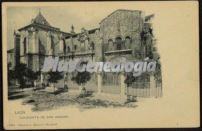 Vista del exterior de la colegiata de san isidro de león