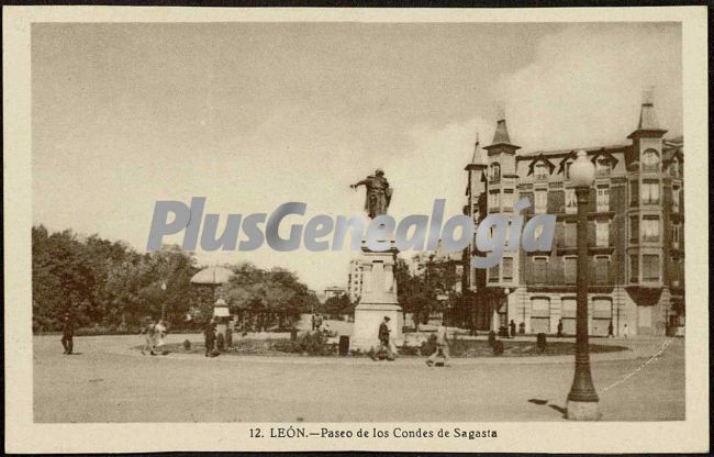 Paseo de los condes de sagasta de león