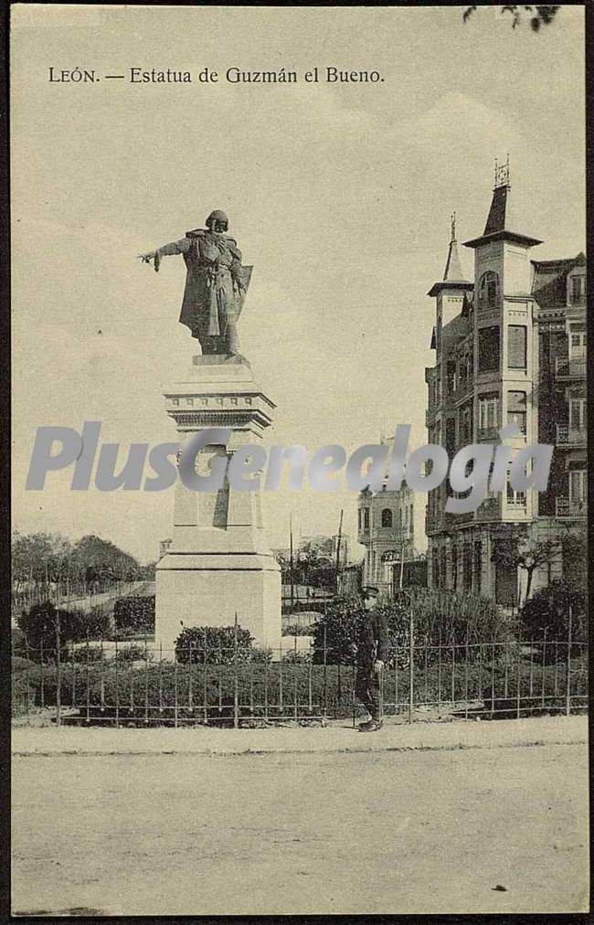 Estatua de guzmán el bueno de león