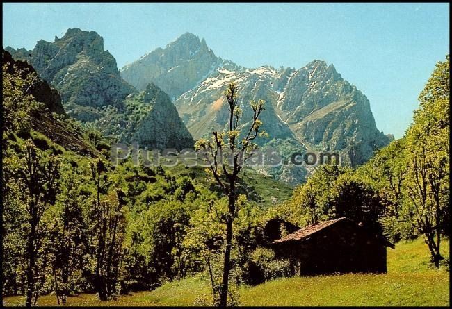 La peguera. camino de posada de valdeón a cain (picos de europa, león)