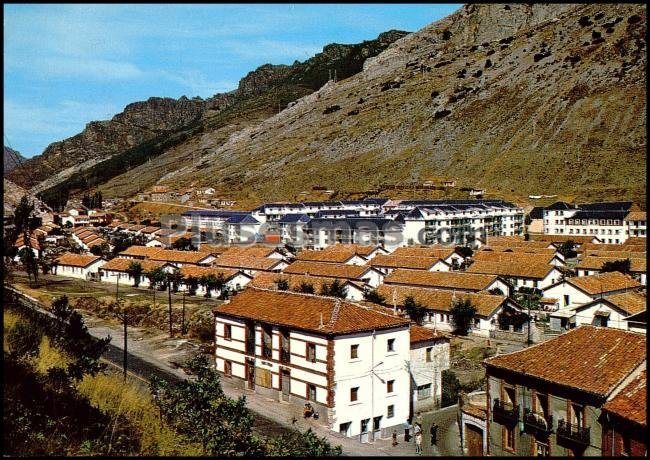 Vista parcial de ciñera de gordón (león)