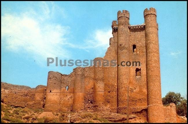 Vista general del castillo de coyanza en valencia de don juan (león)