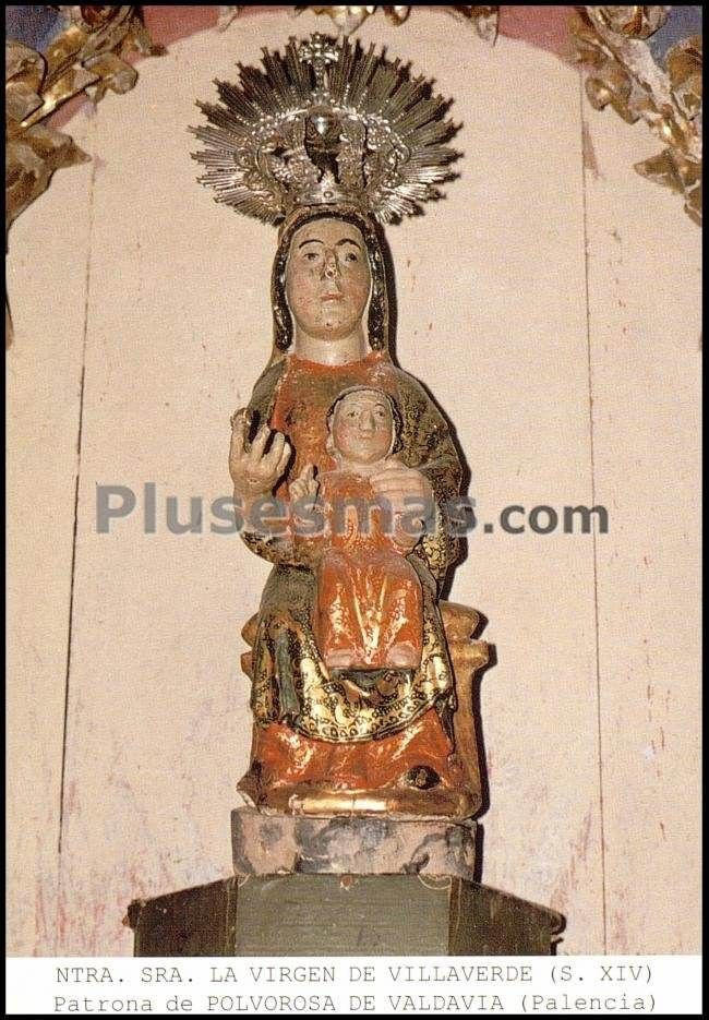 Nuestra señora la virgen de villaverde s. xiv, patrona de polvorosa de valdavia (palencia)