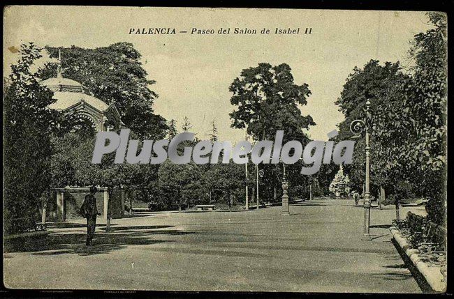 Paseo del salón de isabel ii de palencia